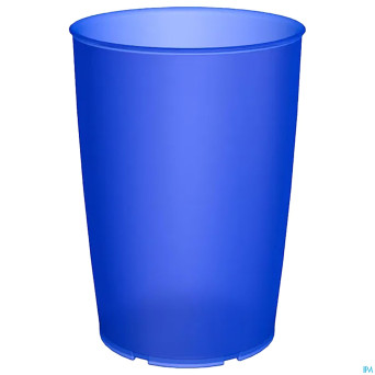 Gobelet simple bleu transp bec v. en option  250ml