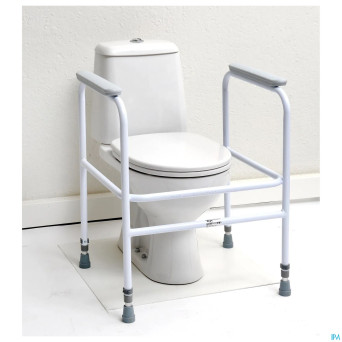 Cadre toilette days acier blanc libre    advys