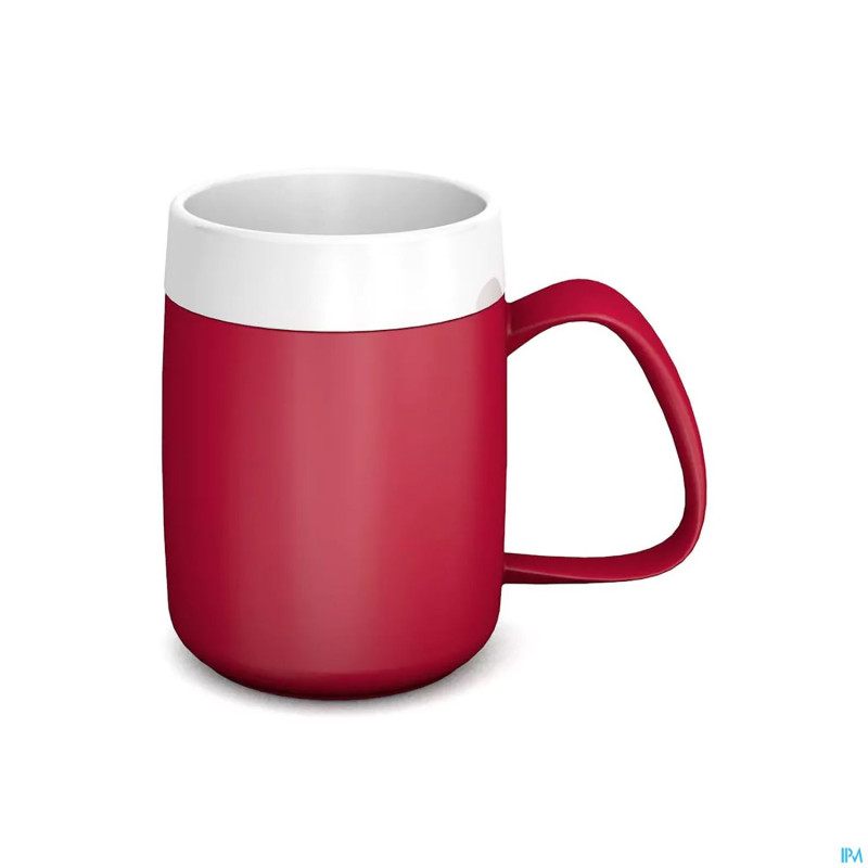 Gobelet isolant evase anse thermovital rouge 220ml