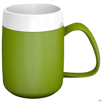 Gobelet isolant evase anse thermovital vert  220ml