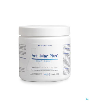 Acti-mag plus pdr pot 200g