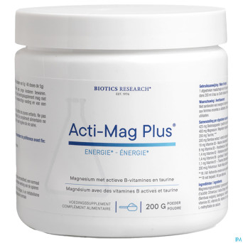 Acti-mag plus pdr pot 200g