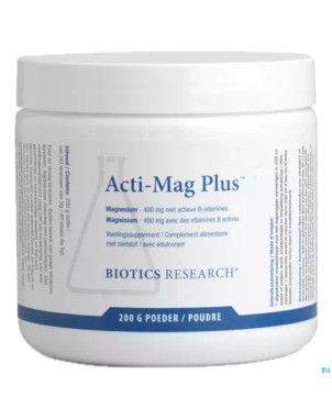 Acti-mag plus pdr pot 200g