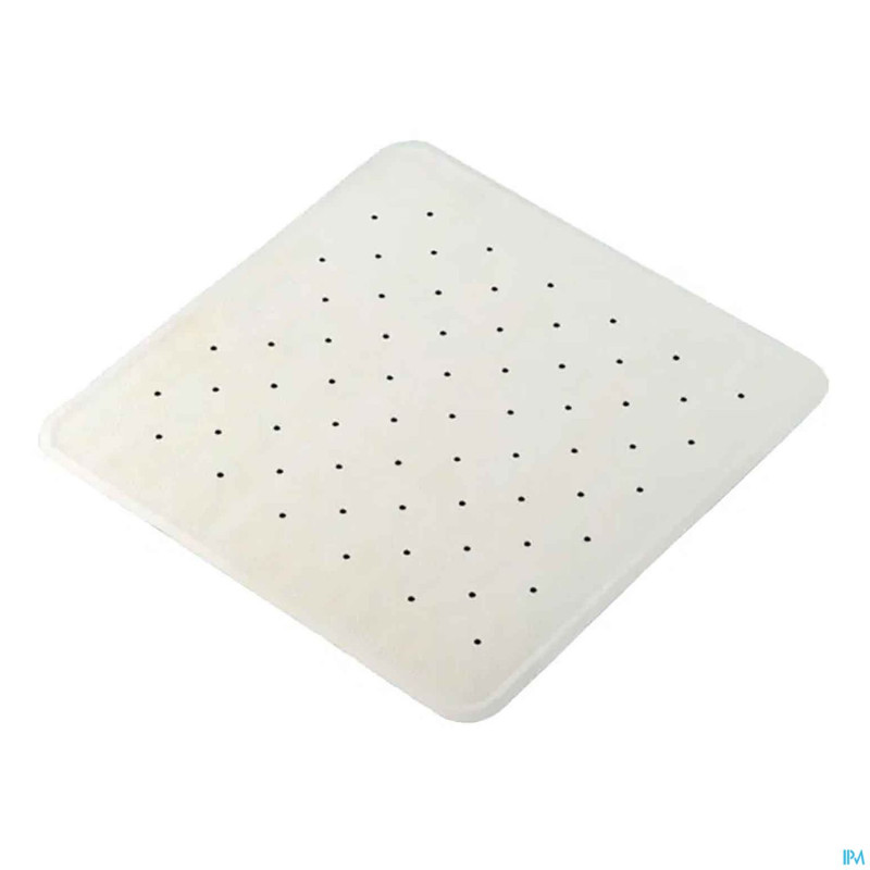 Tapis bain/douche a/derap. ctc vent. 56x56cm blanc