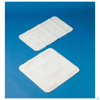 Tapis bain/douche a/derap. ctc vent. 56x56cm blanc