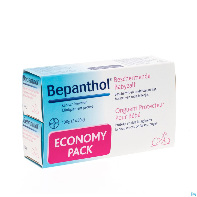 Bepanthol onguent bebe economypack tube 2x50g