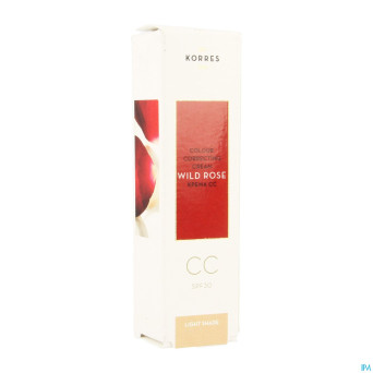 Korres kf rose sauvage cc creme ip30 light    30ml
