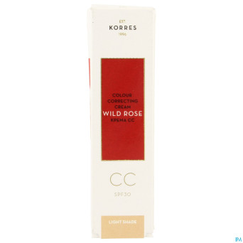 Korres kf rose sauvage cc creme ip30 light    30ml