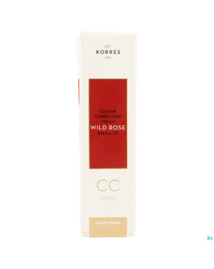 Korres kf rose sauvage cc creme ip30 light    30ml