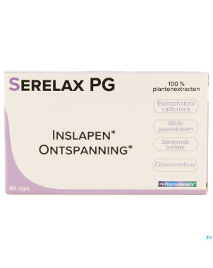 Serelax pg pharmagenerix blister caps  40