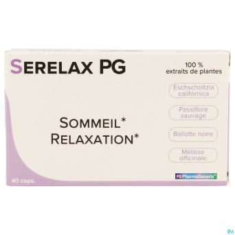 Serelax pg pharmagenerix blister caps  40