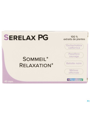 Serelax pg pharmagenerix blister caps  40