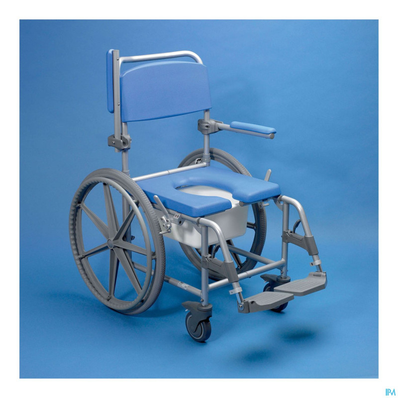 Chaise douche/percee deluxe days alu 2 roues advys