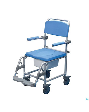 Chaise douche/percee deluxe days alu 4 roues advys