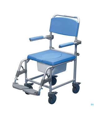 Chaise douche/percee deluxe days alu 4 roues advys