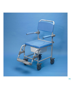 Chaise douche/percee deluxe days alu 4 roues advys