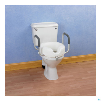 Rehausse toilette 10cm+accoudoirs 19cm    advys