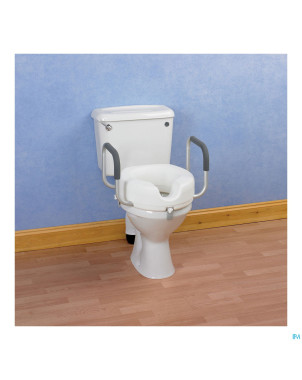 Rehausse toilette 10cm+accoudoirs 19cm    advys