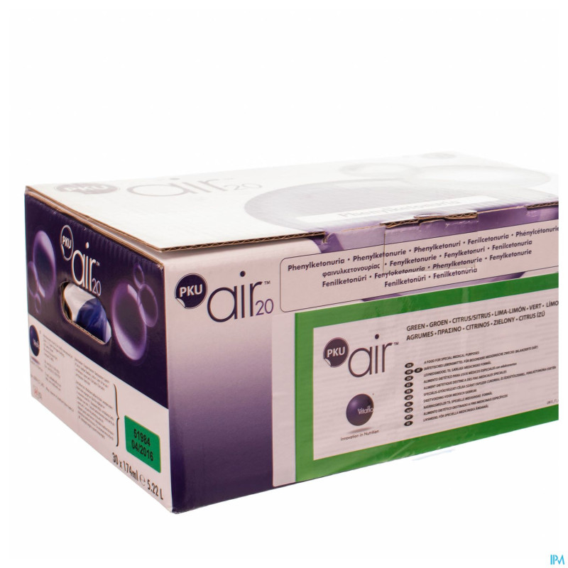 Pku air 20 vert    30x174ml