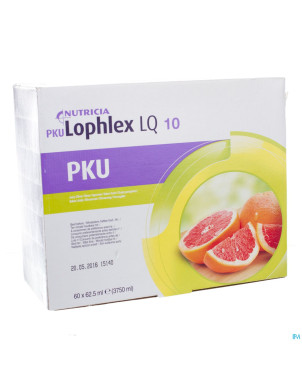 Pku lophlex lq 10 juicy agrumes 60x62,5ml