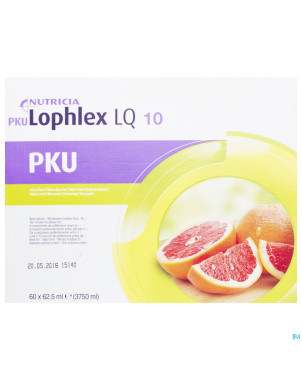 Pku lophlex lq 10 juicy agrumes 60x62,5ml