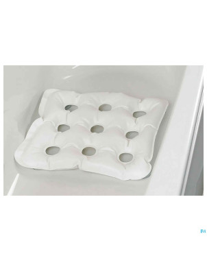 Coussin bain gonfl.ventouse 45,5x45,5cm blc  advys