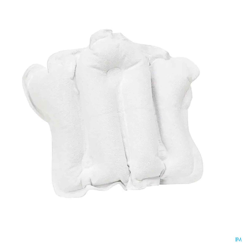 Coussin bain-revetem.gonfl. eponge 53,3x40cm blanc