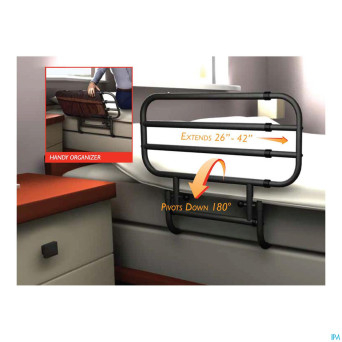 Barriere lit/aide transfert stander 65-105cm rabat