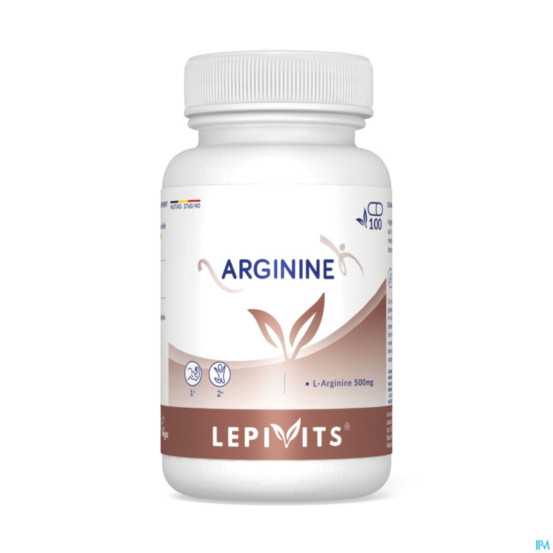 Arginine caps 100 lepivits