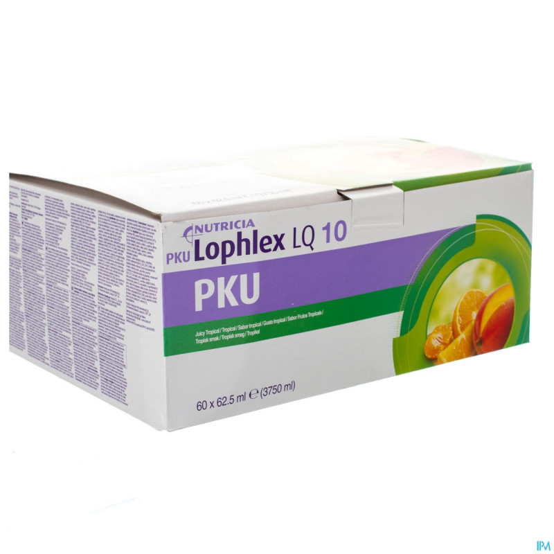 Pku lophlex lq 10 juicy tropical  60x62,5ml