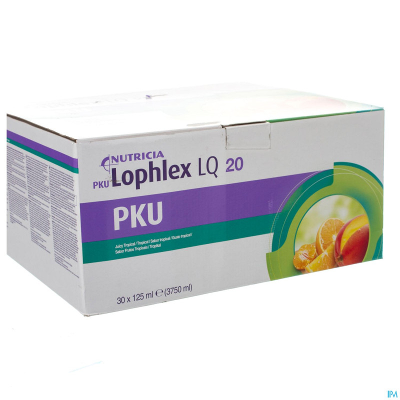 Pku lophlex lq 20 juicy tropical 30x125,0ml