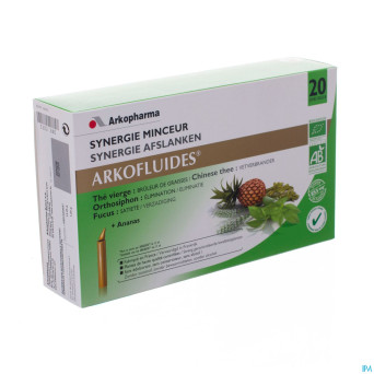 Arkofluide synergie minceur unicadose 20