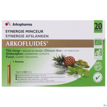 Arkofluide synergie minceur unicadose 20