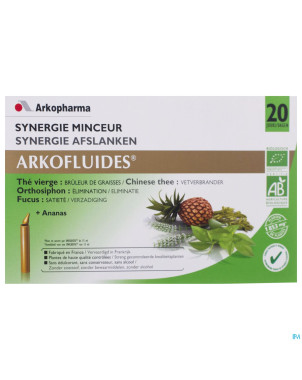 Arkofluide synergie minceur unicadose 20