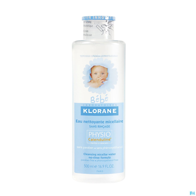 Klorane bb eau nettoyante 500ml