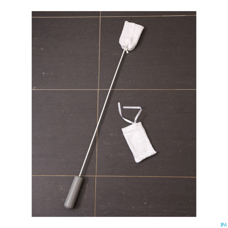 Lave-orteils sur manche 71cm incl. 2 tampons advys