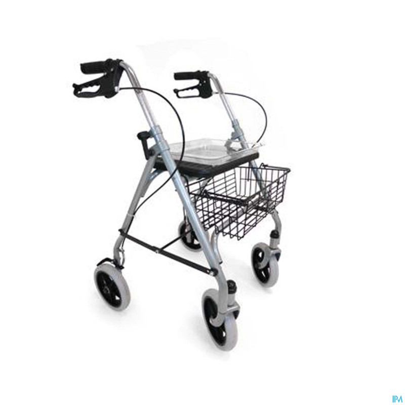 Rollateur road 4 roues siege et panier    advys