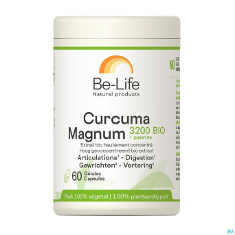 Curcuma magnum 3200 be life bio pot    caps  60