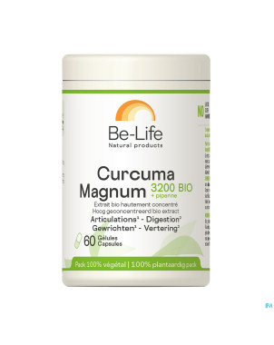 Curcuma magnum 3200 be life bio pot    caps  60