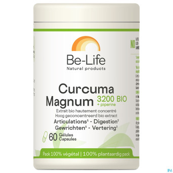 Curcuma magnum 3200 be life bio pot    caps  60