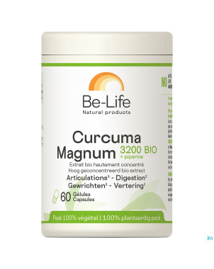 Curcuma magnum 3200 be life bio pot    caps  60