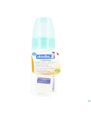 Dodie biberon verre vert anis 1age    120ml