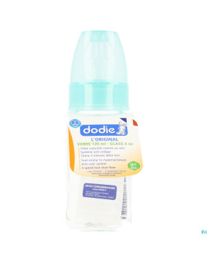 Dodie biberon verre vert anis 1age    120ml