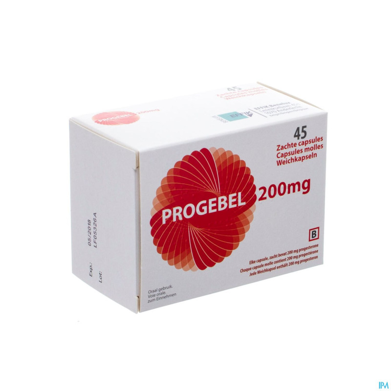 Progebel effik caps molle 45 x 200 mg