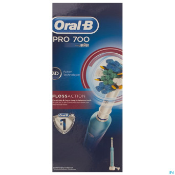 Oral b power floss action 700 brosse