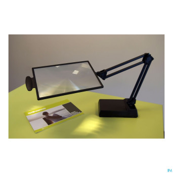 Loupe sur support agrandissement 4x25x18cm   advys