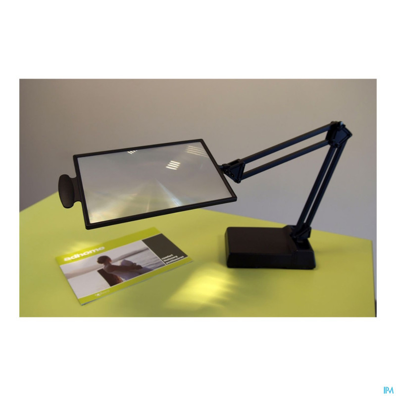 Loupe sur support agrandissement 4x25x18cm   advys