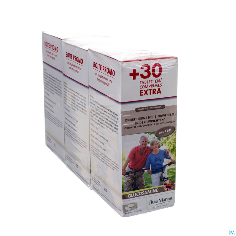 Buurmanns glucosamine one a day    comp 3x180