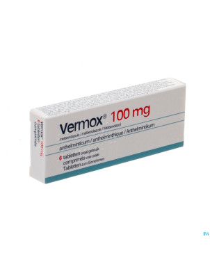 Vermox 100mg tabl 6 x 100mg pip