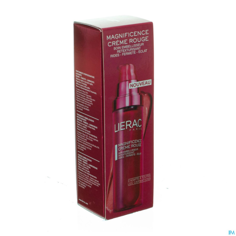 Lierac magnificence creme rouge    fl pompe  50ml